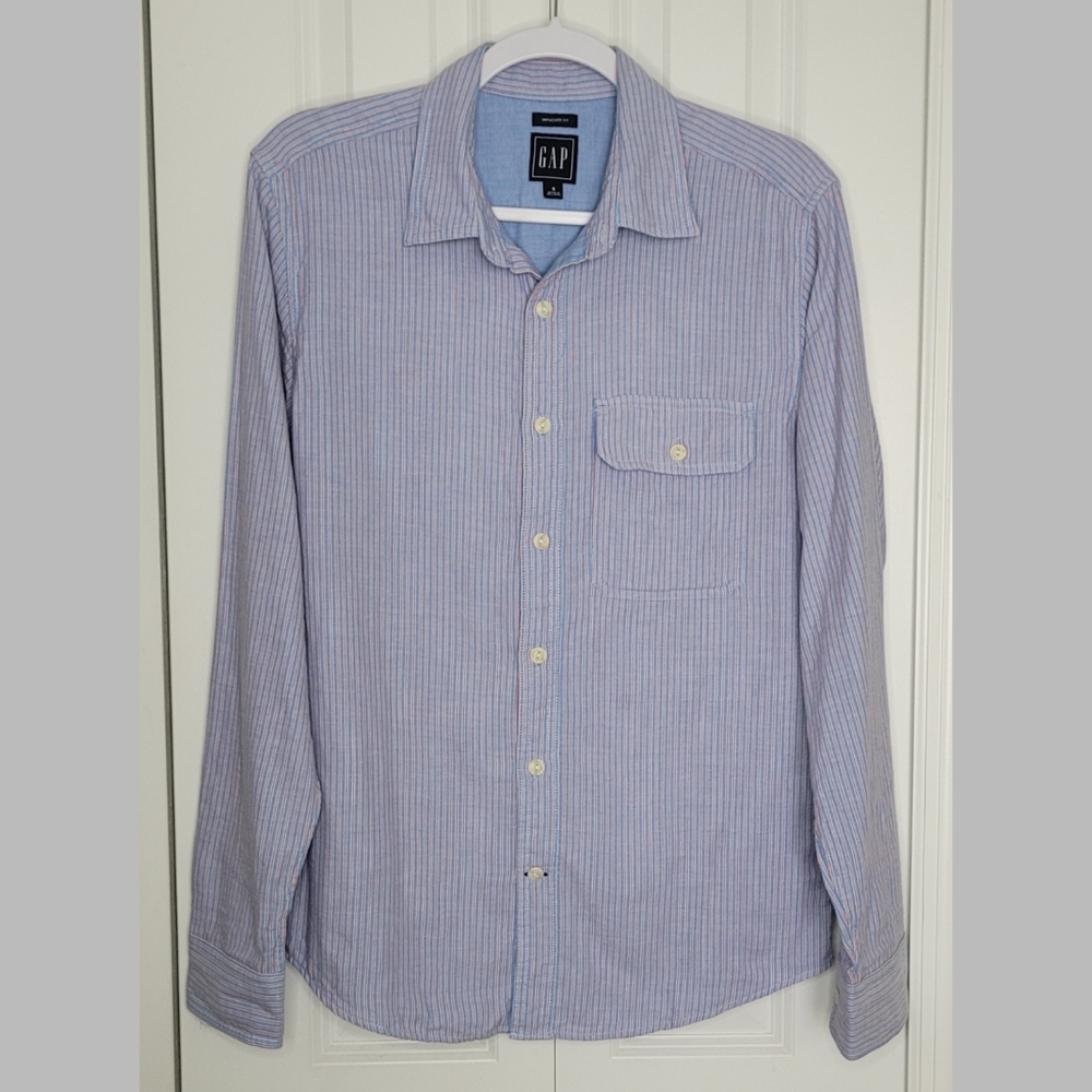 Gap Untucked Fit Button Down Shirt Size Small